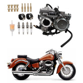Carburetor Compatible With 1998-2003 Honda Shadow ACE 750 VT750C With Intake Manifold Replace 16100-MBA-980